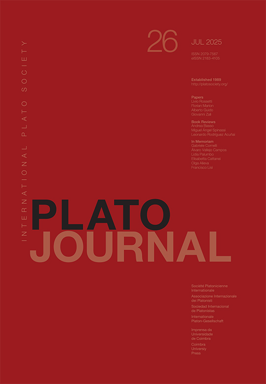 					View Vol. 26 (2025): Plato Journal #25
				